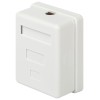 Розетка компьютерная 1-м RJ45 кат.5E экранир. Эра Б0056903