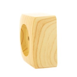 Розетка 1-м ОП Viola 16А IP20 без заземл. беленый дуб LEZARD 751-5200-121