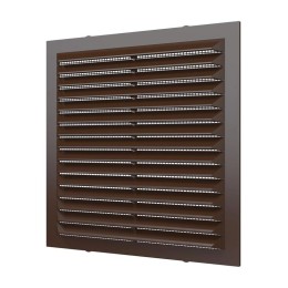 Решетка вентиляционная вытяжная 138х138 корич. ERA 1313С кор