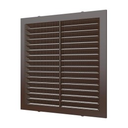 Решетка вентиляционная вытяжная 138х138 корич. ERA 1313С кор
