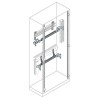 DIN-рейка L600 24мод. + фронт. кронштейн ABB EH0024