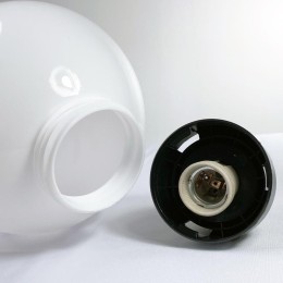 Светильник НТУ 06-40-01 "Шар" 200 Г IP55 опал ПММА/корпус черн. Элетех 1030480229