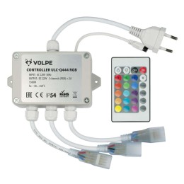 Контроллер ULC-Q444 RGB WHITE для управления светодиод. RGB ULS-5050 лентами 220В 3 вых. 1440Вт с пу