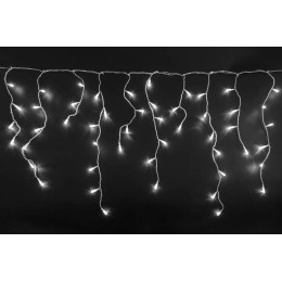 Гирлянда "Бахрома" OIC100LSE-W-T-I4 100 бел. светодиодов 2x0.56м 20нитей 24/56/32/48см соединяемая д