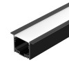 Профиль SL-LINIA49M-F-2000 BLACK 2м алюм. Arlight 036513