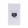 Розетка телефонная 1-м 1мод. Viva RJ12 бел. DKC 45018