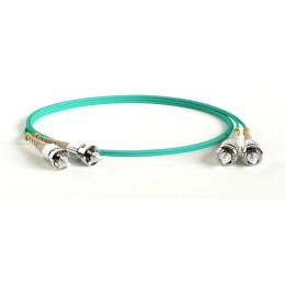 Патч-корд FC-D2-503-ST/PR-ST/PR-H-50M-LSZH-AQ волоконно-оптический (шнур) MM50/125(OM3) ST-ST 2мм du