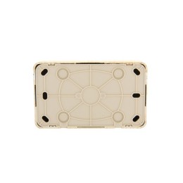 Розетка 2-м ОП Viola 16А IP20 без заземл. беленый дуб LEZARD 751-5200-128