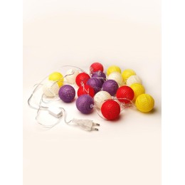 Гирлянда "Шарики" 2.85м ILD-20WW-CSH 20 тепл. бел. светодиодов для помещений SHLights 4690601047304