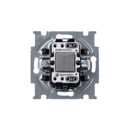 Выключатель 1-кл. 1п СП Basic 55 10А IP20 с клавишей с линзой подсветки с лампой механизм сл. кость