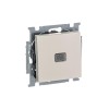 Выключатель 1-кл. 1п СП Basic 55 10А IP20 с клавишей с линзой подсветки с лампой механизм сл. кость