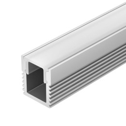 Профиль с экраном SL-MINI-8-2000 ANOD+OPAL 2м алюм. Arlight 036832