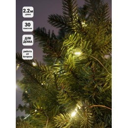 Гирлянда "Нить" 2.17м LDM030-WW-BO 30 тепл. бел. минисветодиодов для помещений SHLights 469060104219