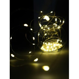 Гирлянда "Нить" 2.17м LDM030-WW-BO 30 тепл. бел. минисветодиодов для помещений SHLights 469060104219