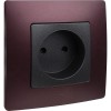 Розетка 1-м СП Etika 16А IP31 250В 2P без заземл. защ. шторки немецк. стандарт винтов. клеммы механи