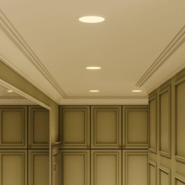 Светильник светодиодный Slim 9Вт 3000К IP20 610лм 220-240В ДВО круг бел. GAUSS 939111109