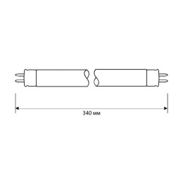 Лампа люминесцентная FT4-8W/33 8Вт T4 4200К G5 Camelion 5864