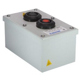 Пост кнопочный ПКУ-15-21.121-54 У2 (1хКЕ081/2(1з+1р) черн. + 1хКЕ081/2(1з+1р) красн. + PG-19) пост у