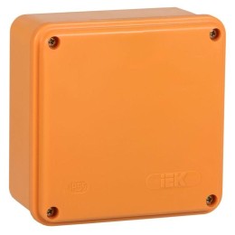 Коробка распаячная огнестойкая ПС 100х100х50 6P 6кв.мм IP44 гладкие стенки IEK UKF20-100-100-050-6-6