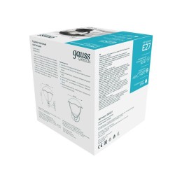 Светильник Aura 1х60Вт E27 IP54 188х210х238мм НТУ садово-парковый на стену вверх GAUSS GD027