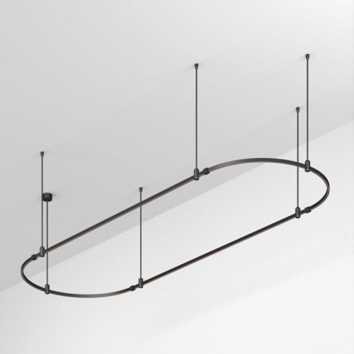 Трек ART-APRIORI-OVAL-ROD-800-3000х1000 BK IP20 метал. Arlight 048509