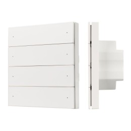 Панель кнопочная SMART-DMX512-801-22-8G-8SC-DIM-IN White (230В 2.4G) (IP20 пластик) INTELLIGENT ARLI