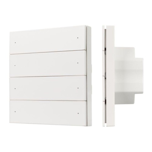 Панель кнопочная SMART-DMX512-801-22-8G-8SC-DIM-IN White (230В 2.4G) (IP20 пластик) INTELLIGENT ARLI
