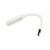 Фонарь-светильник переносной TLD-541 White 6LED прорезин. ЗУ USB картон бел. Uniel UL-00000253