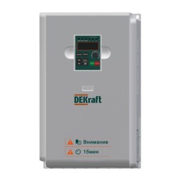 Преобразователь частоты DEKV060 15кВт 380В 3ф с тормозн. модулем DEKraft DEKV060G015T4B