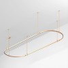 Трек ART-APRIORI-OVAL-ROD-800-3000х1000 GD IP20 метал. Arlight 048504