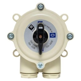 Переключатель пакетный 1-кл. 16А IP56 ПП 3-16/Н2 М2 пл. беж. EKF pp-3-16-4