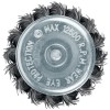 Корщетка-чашка со штифтом стальная витая проволока 70мм FIT 38595