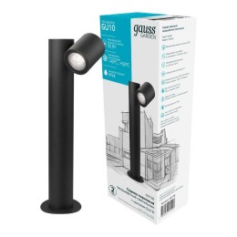 Светильник Sonata 1х35Вт GU10 IP54 170-240В 163х163х440мм НТУ столб садово-парковый GAUSS GD156