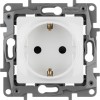 Розетка 1-м СП Etika 16А IP31 250В 2P+E с заземл. защ. шторки немецк. стандарт винтов. клеммы механи