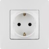 Розетка 1-м СП Etika 16А IP31 250В 2P+E с заземл. защ. шторки немецк. стандарт винтов. клеммы механи