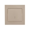 Переключатель проходной 1-кл. СП Rain IP20 крем. LEZARD 703-0303-105