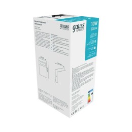 Светильник Electra 10Вт 4000К IP54 600лм 100х100х160мм НТУ садово-парковый GAUSS GD109