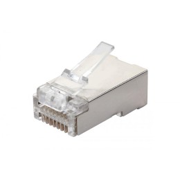 Вилка RJ45 Q-PLUG кат.5E FTP для полевой установки без цвета (уп.50шт) Eurolan 13A-F5-11WT