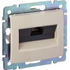 Розетка компьютерная 1-м СП Valena RJ45 кат.5E UTP на винтах механизм сл. кость Leg 774138