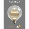Лампа светодиодная филаментная Loft 271 G125G8027 4Вт 3000К E27 Voltega 8572