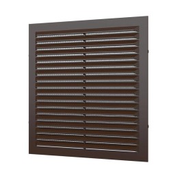 Решетка вентиляционная вытяжная 195х195 корич. ERA 1919С кор