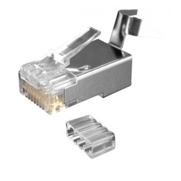 Вилка RJ45 кат.6A FTP 1.5мм (уп.50шт) Eurolan 13A-EA-12WT