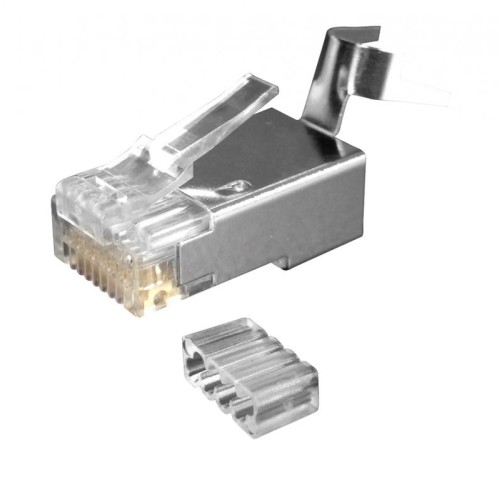 Вилка RJ45 кат.6A FTP 1.5мм (уп.50шт) Eurolan 13A-EA-12WT