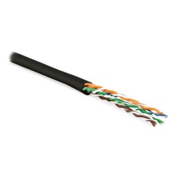 Кабель витая пара U/UTP кат.5E 4 пары 24 AWG МЖ patch LSZH нг(С)-HF UUTP4-C5E-P24-IN-LSZH-BK-100 чер