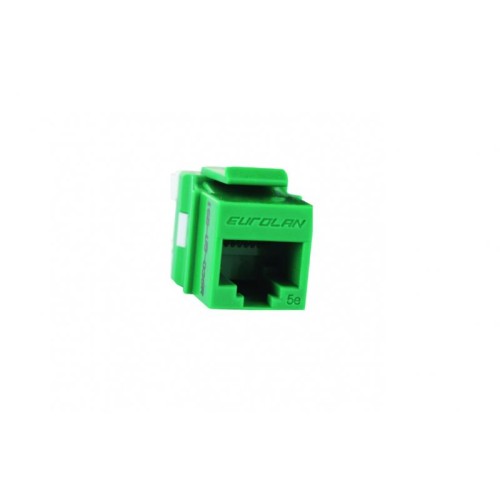 Модуль Keystone кат.5E UTP зел. Eurolan 16B-U5-03GR