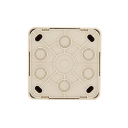 Розетка телевизионная оконечная TV 1-м ОП Viola крем. LEZARD 751-0300-130