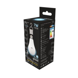 Лампа светодиодная Black 7Вт A60 грушевидная 4100К нейтр. бел. E27 470лм аккум. Li-Ion GAUSS 1024022