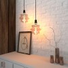 Лампа светодиодная филаментная Black Filament 8Вт BD180 золотая 2400К тепл. бел. E27 560лм GAUSS 161