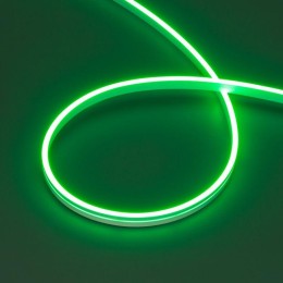 Лента светодиодная MOONLIGHT-SIDE-A168-4x10mm 24V Green 7.2Вт/м IP65 wire x2 прямой вывод кабеля гер
