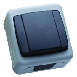 Выключатель 1-кл. IP44 с пружинным зажимом Makel 37064101
